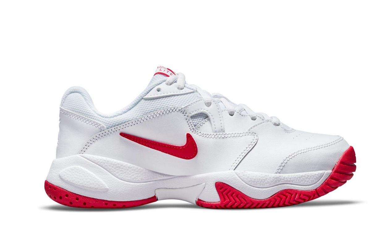 Nike Jr Court Lite 2 - white/university red