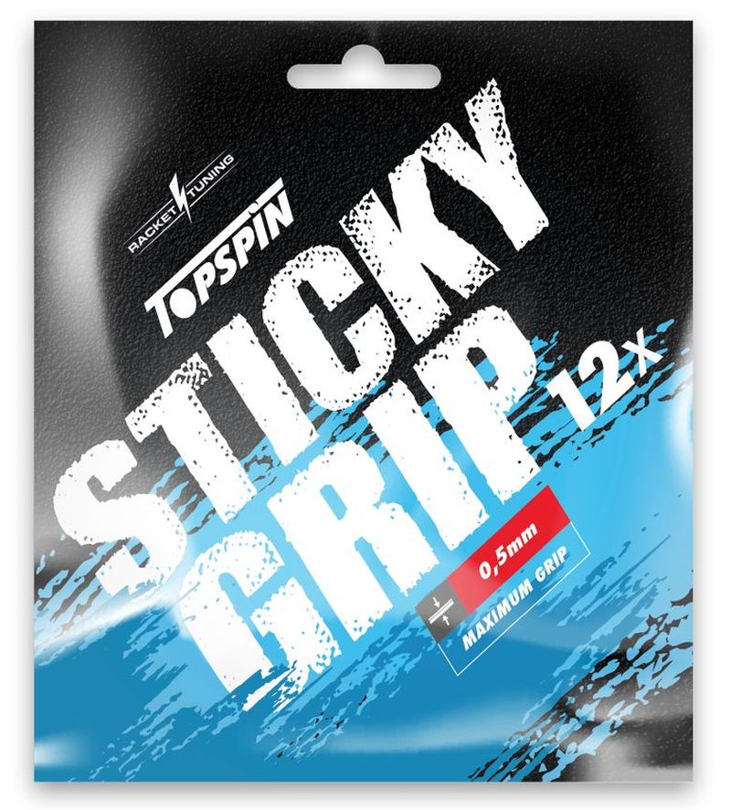 Topspin Sticky Grip 12P - black