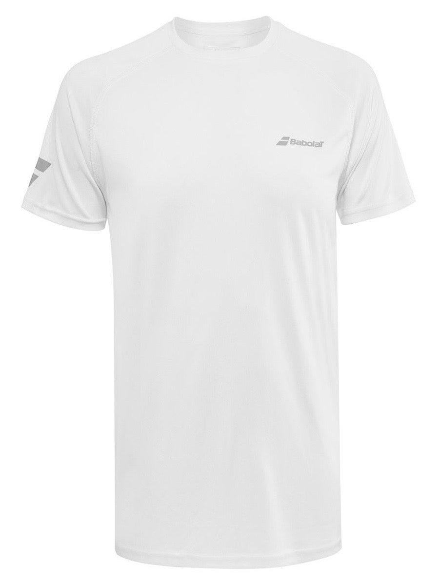 Babolat Play Crew Neck Tee Boy - white