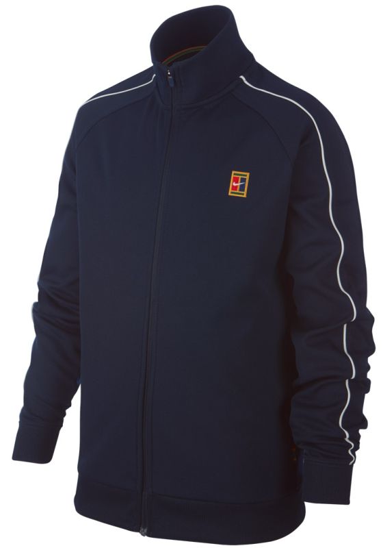 Nike Court Warm Up Jacket Youth - obsidian/white