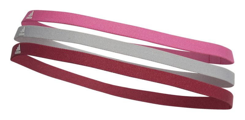 Adidas Hairband 3PP - screaming pink/grey two/wild pink Adidas Hairband 3PP - screaming pink/grey two/wild pink