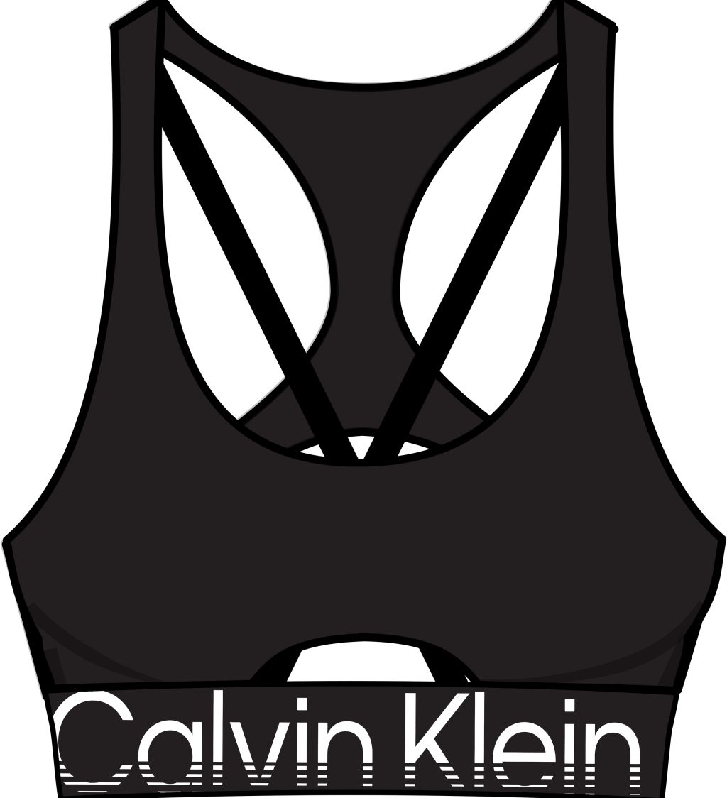 Calvin Klein Medium Support Sports Bra - black