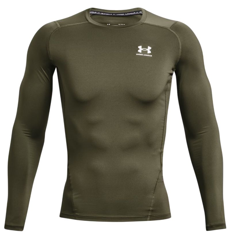 Under Armour HeatGear Armour Comp Long Sleeve - marine green/white