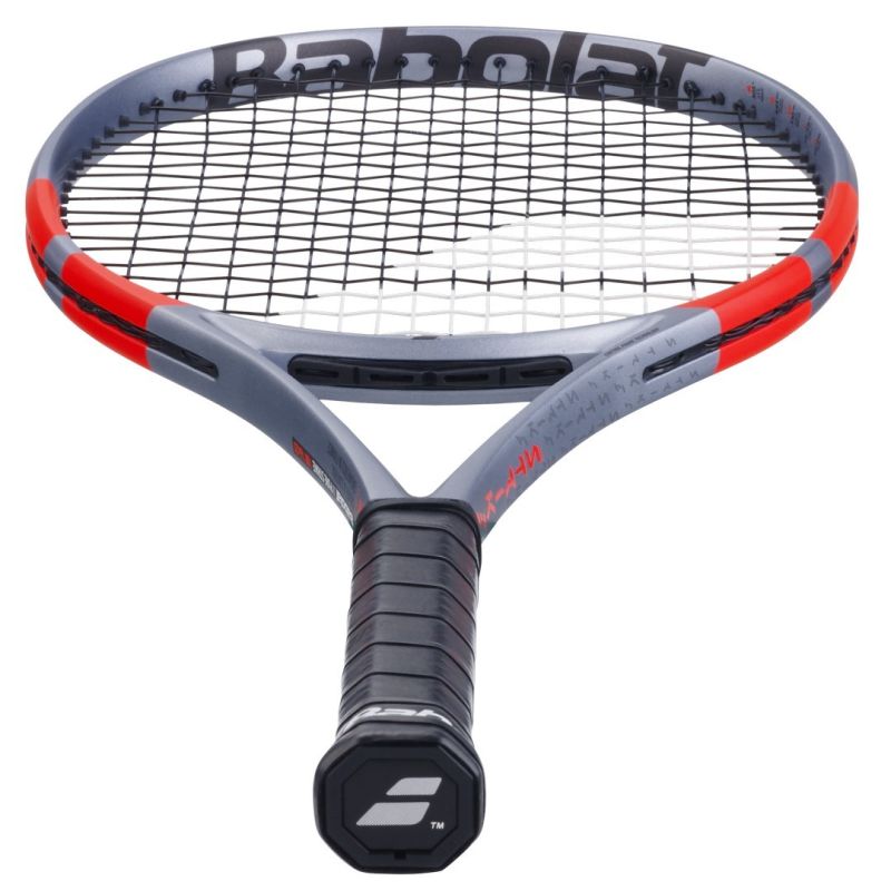 Babolat Pure Strike 100 16/20 4-gen - grey/fluo strike + string