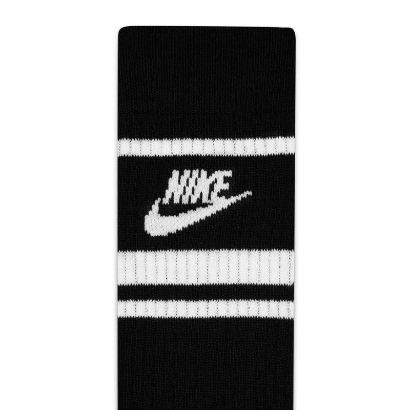 Nike Sportswear Everyday Essential Crew 3P - black/white