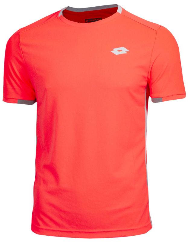 Lotto Tennis Teams Tee PL B - fiery coral