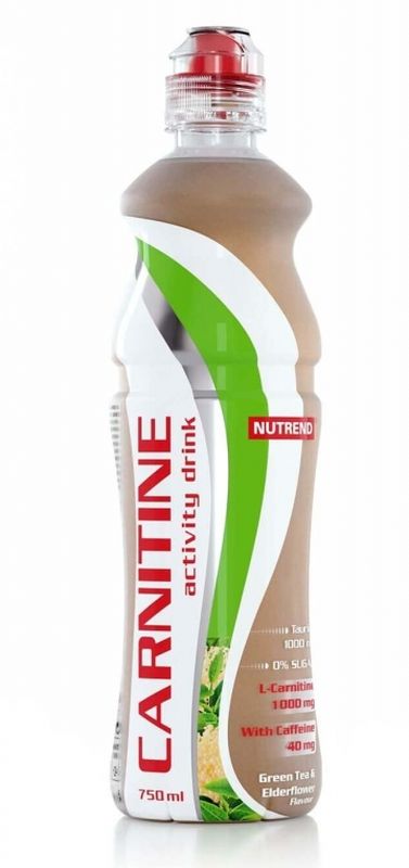 Nutrend CARNITINE ACTIVITY DRINK MAGNESIUM - elderflower (czarny bez) & mint
