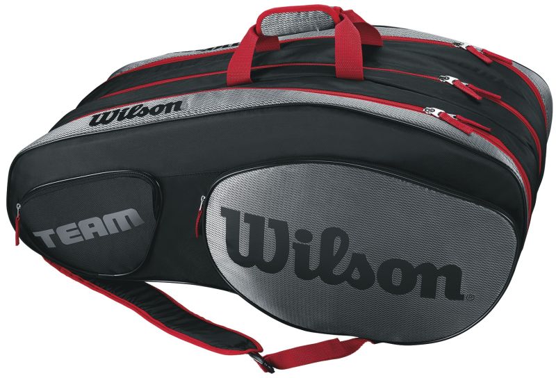 Wilson Team III 12 Pack Bag - black/grey