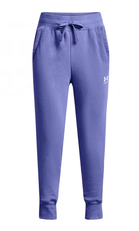Under Armour Girls' UA Rival Fleece LU Joggers - baja blue/white