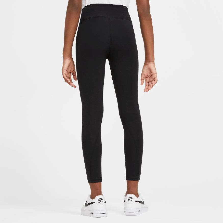 Nike Sportswear Favorites Graphix High-Waist Legging G - black/white