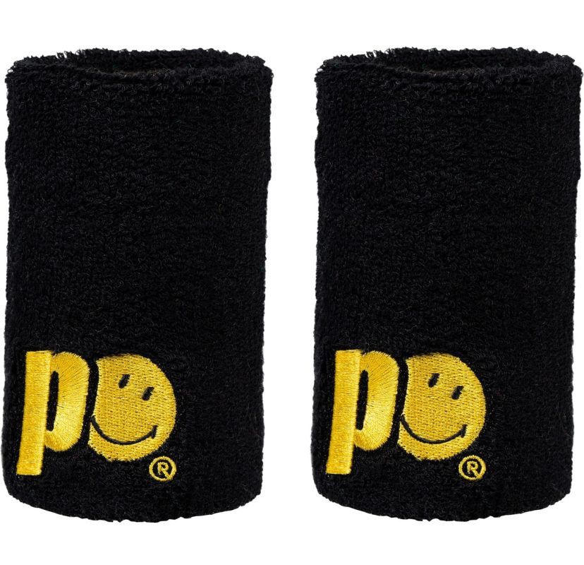 Prince X Smiley Wristband Long 2P - black