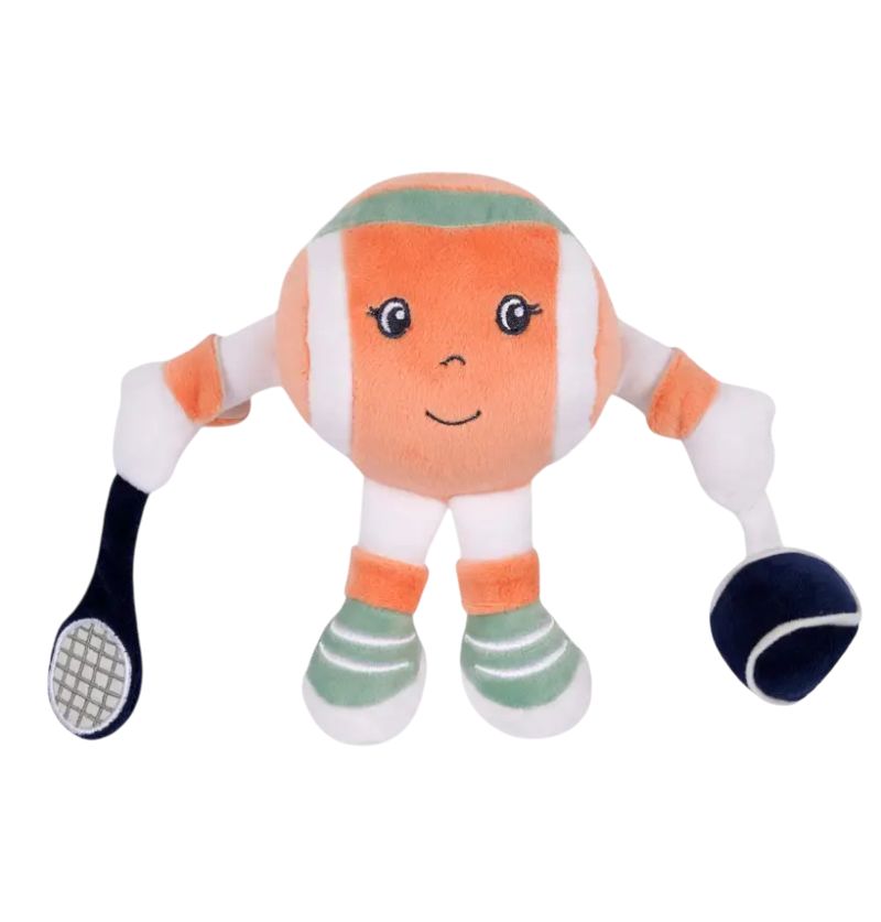 Roland Garros Ball Boy 2025 Plushie - coral