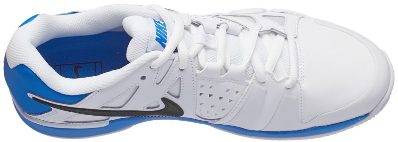Nike Air Vapor Advantage Clay - white/black/light photo blue