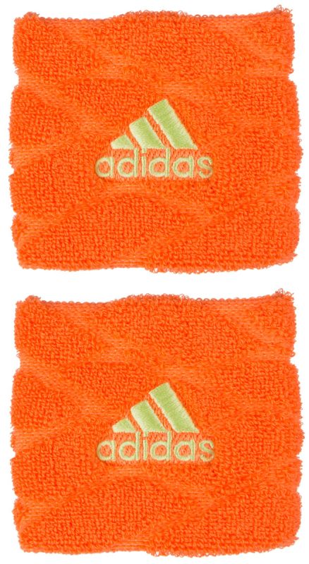 Adidas Braided Wristbands S (OSFM) - hi-res orange/semi frozen yellow
