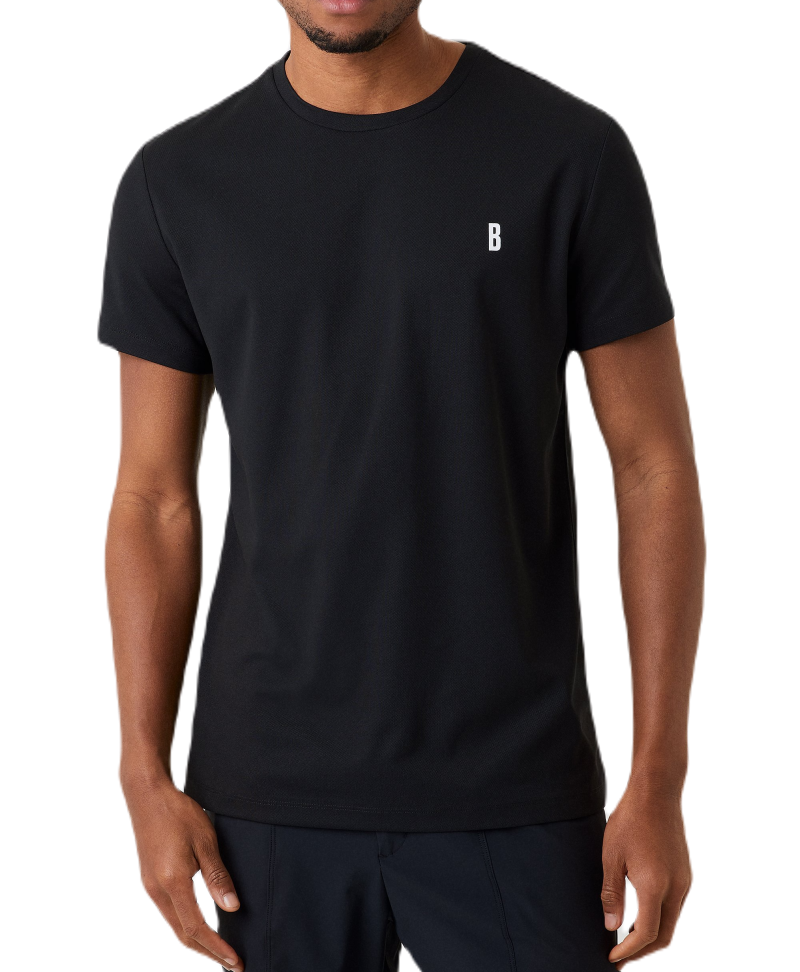 Björn Borg Ace T-shirt Stripe - black beauty Björn Borg Ace T-shirt Stripe - black beauty