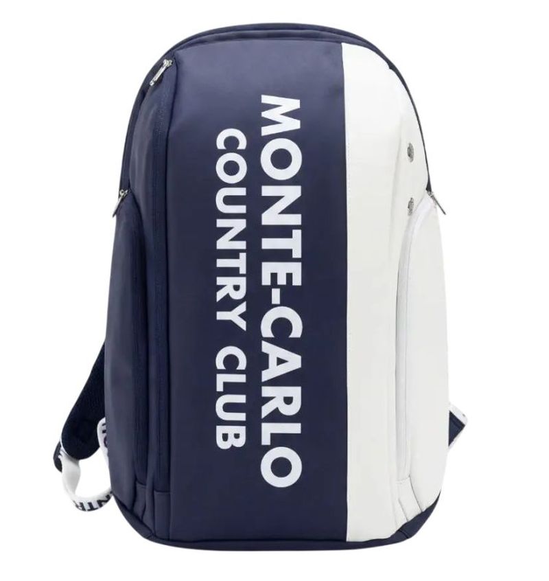 Monte-Carlo Country Club MCCC Logo Print - navy/white 