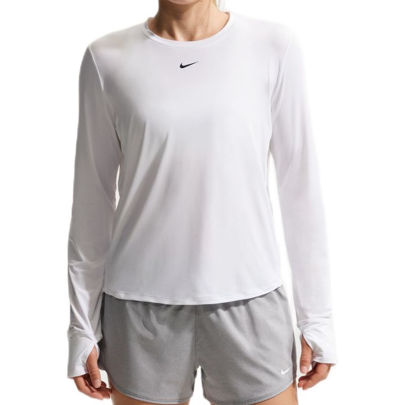 Nike One Classic Dri-Fit Long-Sleeve - white/black