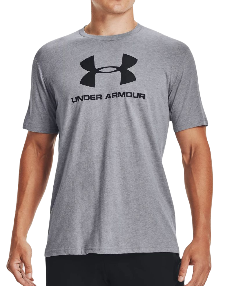 Under Armour Sportstyle Logo SS - steel light heather/black
