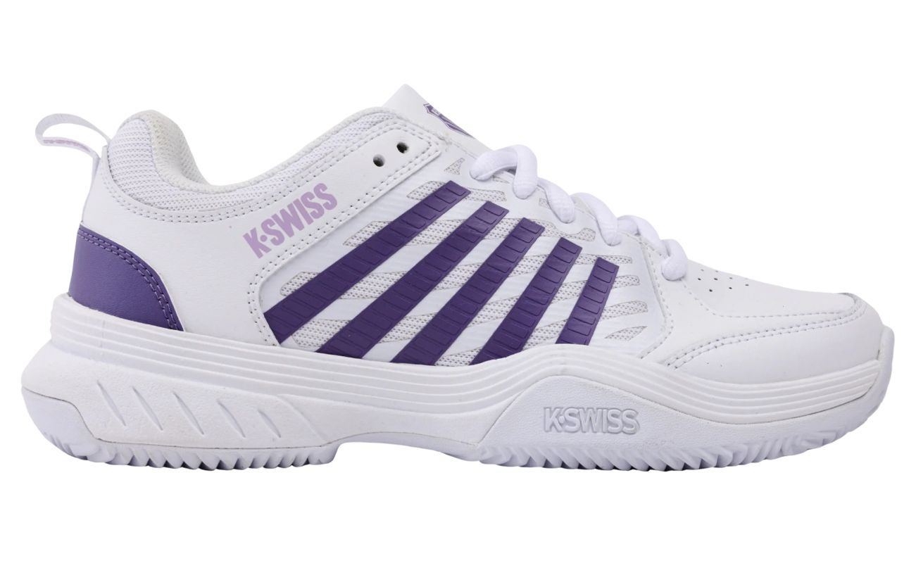 K-Swiss Court Express 2 Clay - white/purple haze/neon lavender