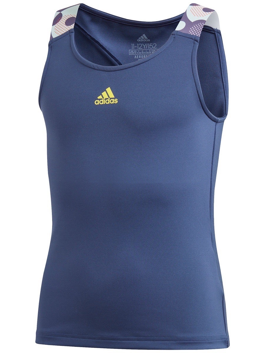 adidas-g-keyhole-tank-tech-indigo-shock-yellow-1 Adidas G Keyhole Tank - tech indigo/shock yellow