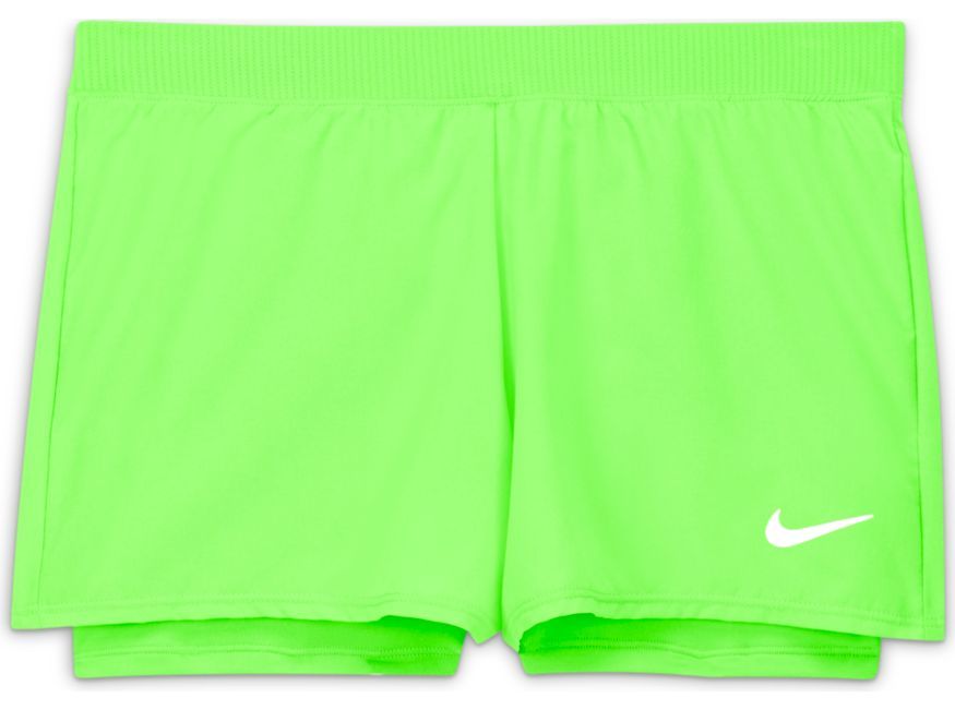 Nike Court Dri-Fit Victory Short G - lime glow/black