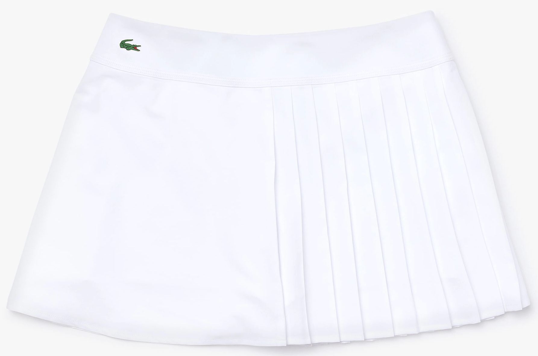 Lacoste Jupe Tennis Lacoste SPORT Au Plissé Asymétrique - white Lacoste Jupe Tennis Lacoste SPORT Au Plissé Asymétrique - white