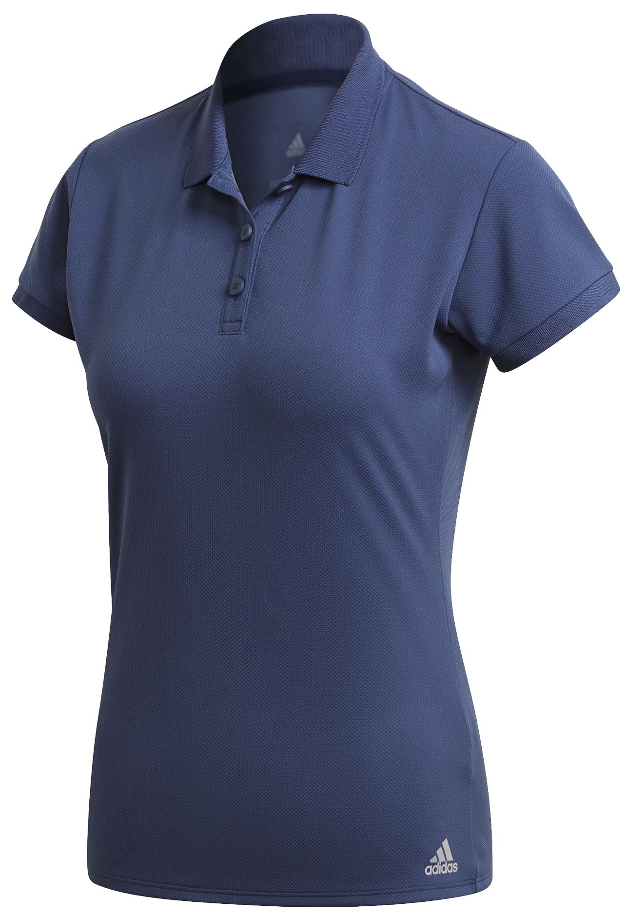 Adidas W Club 3 Stripes Polo - tech indigo/matte silver