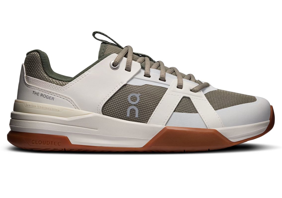 Juniorskie buty tenisowe On The Roger Clubhouse Pro Youth - ivory/olive