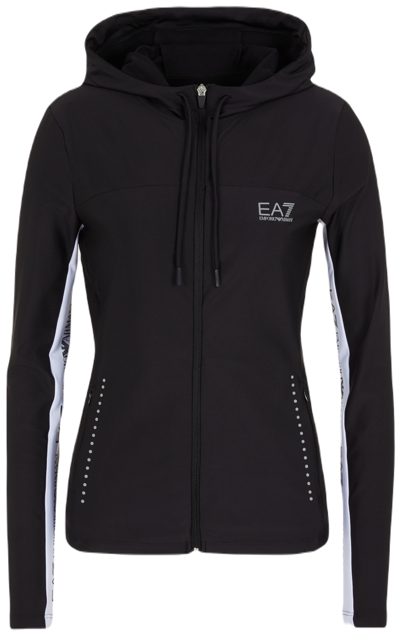 6RTM38_TJPTZ_1200-1 EA7 Woman Jersey Sweatshirt - black