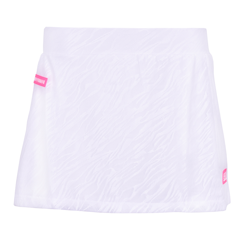 ST81614_1 EA7 Woman Jersey Miniskirt - white