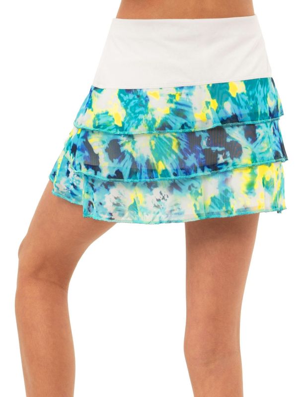 Lucky in Love Girls Peace Out Mesh Skirt - opal