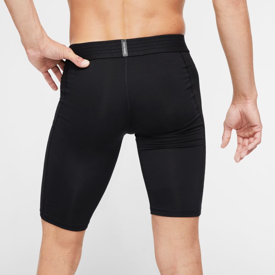 nike-pro-short-long-black-white-4 Nike Pro Short Long - black/white