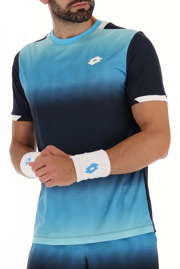 Lotto Top IV Tee 2 - blue atoll/navy blue Lotto Top IV Tee 2 - blue atoll/navy blue