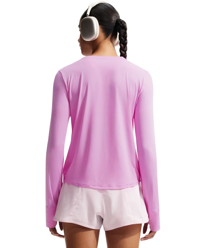 Nike One Classic Dri-Fit Long-Sleeve - light magenta/white