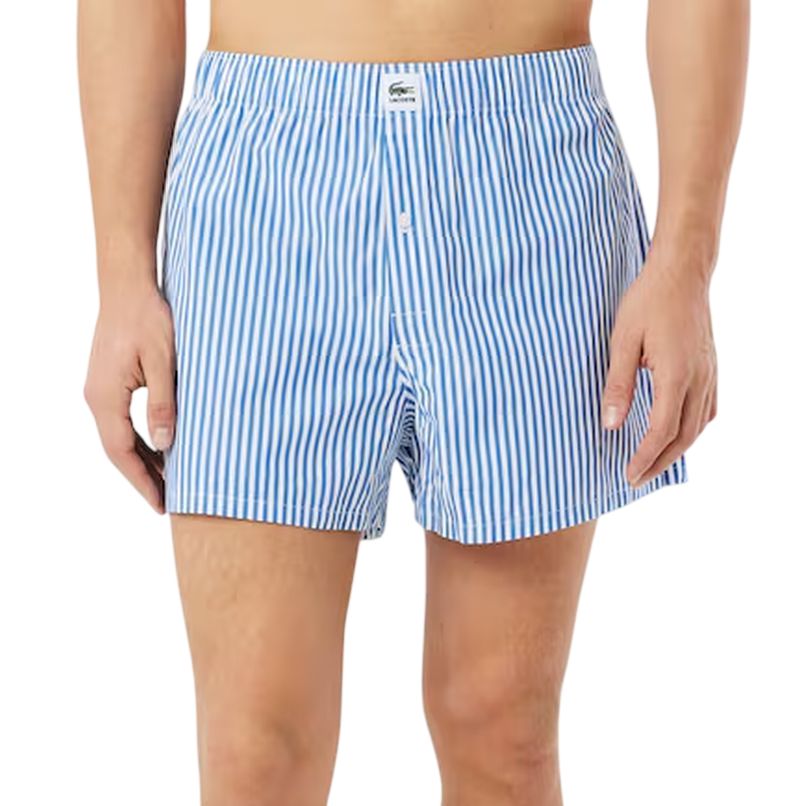 Lacoste Cotton Woven 2P - navy blue/white