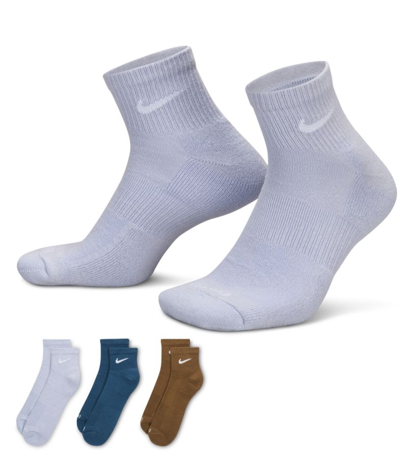Nike Everyday Plus Cushioned Training Ankle 3P - multicolor