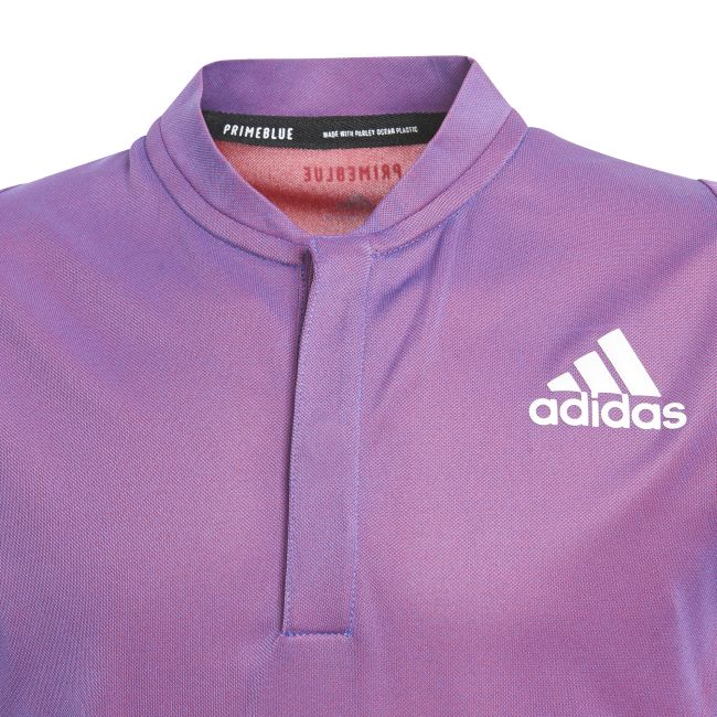 Adidas Roland Garros Polo - purple/white