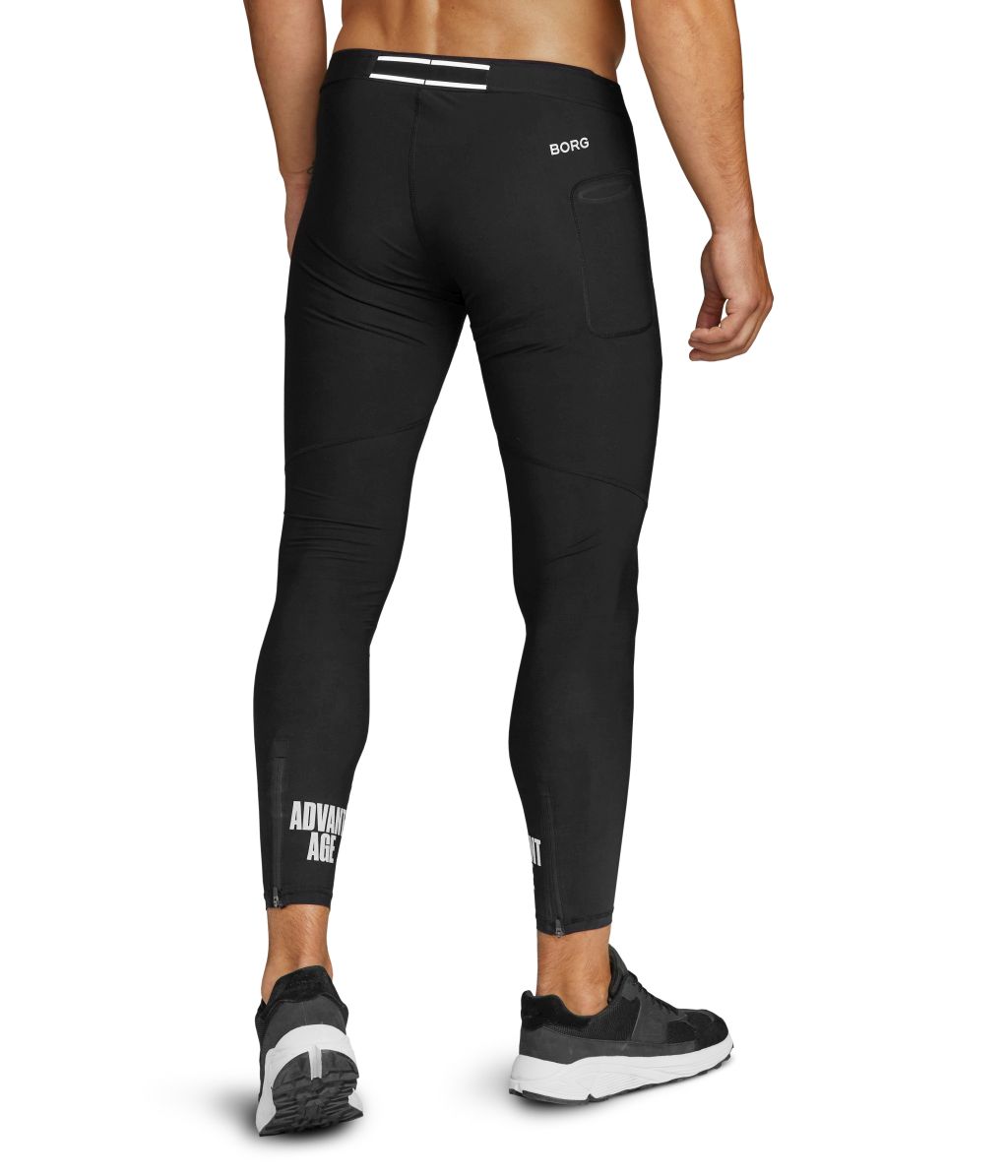 10000271_BK001_1 Björn Borg Stockholm Performance Tights M - black beauty