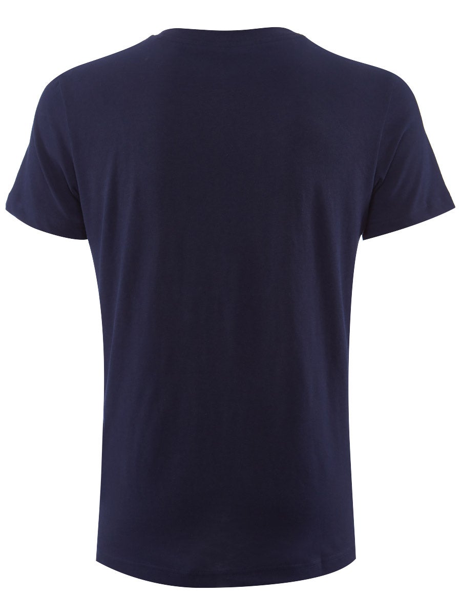 Lacoste Roland Garros Tee - bleu marine/white