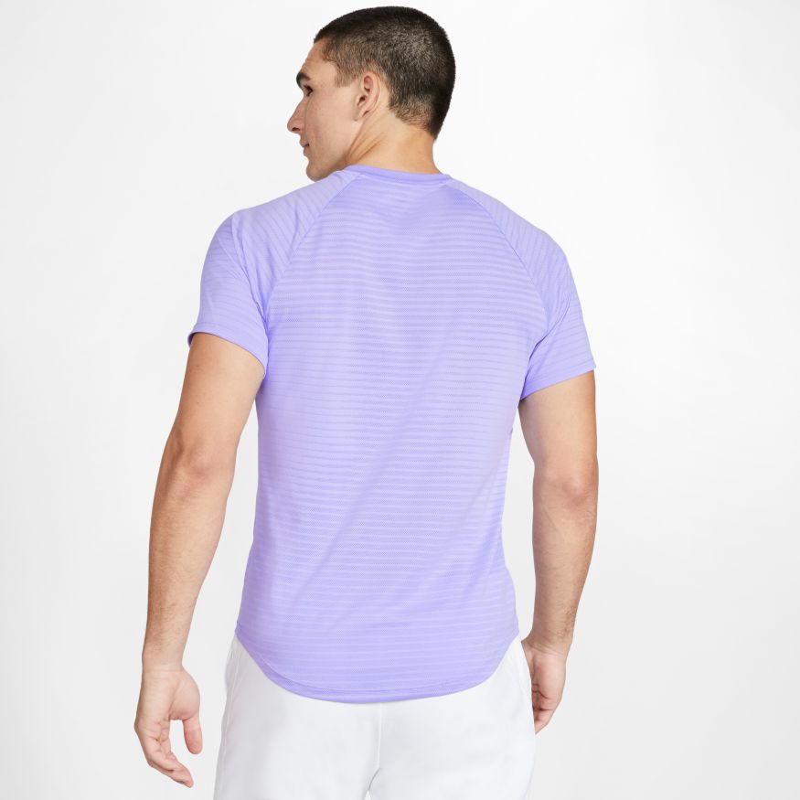 Nike Court Rafa Aeroreact Top SS Slam - purple pulse/black