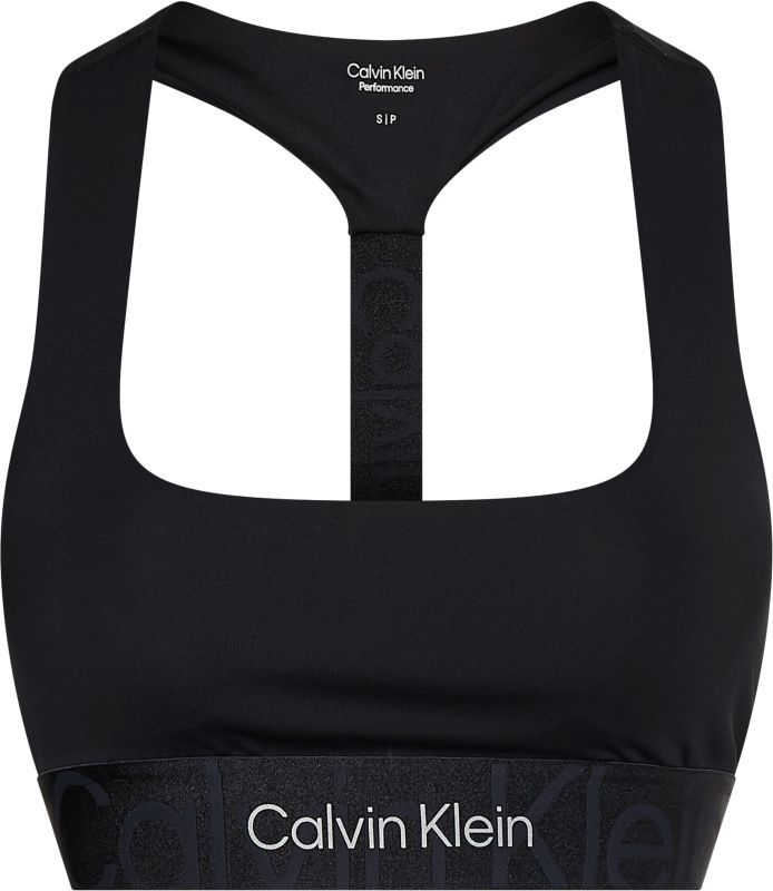 Calvin Klein WO Medium Support Sports - black beauty Calvin Klein WO Medium Support Sports - black beauty