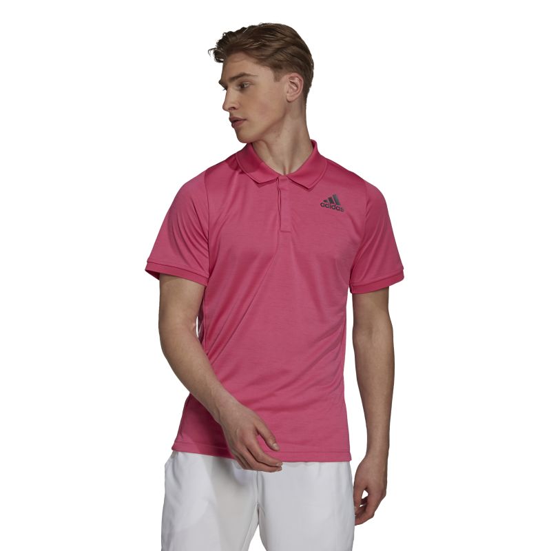 H13701_APP_photo_front_white Adidas Freelift Polo M - pink/black