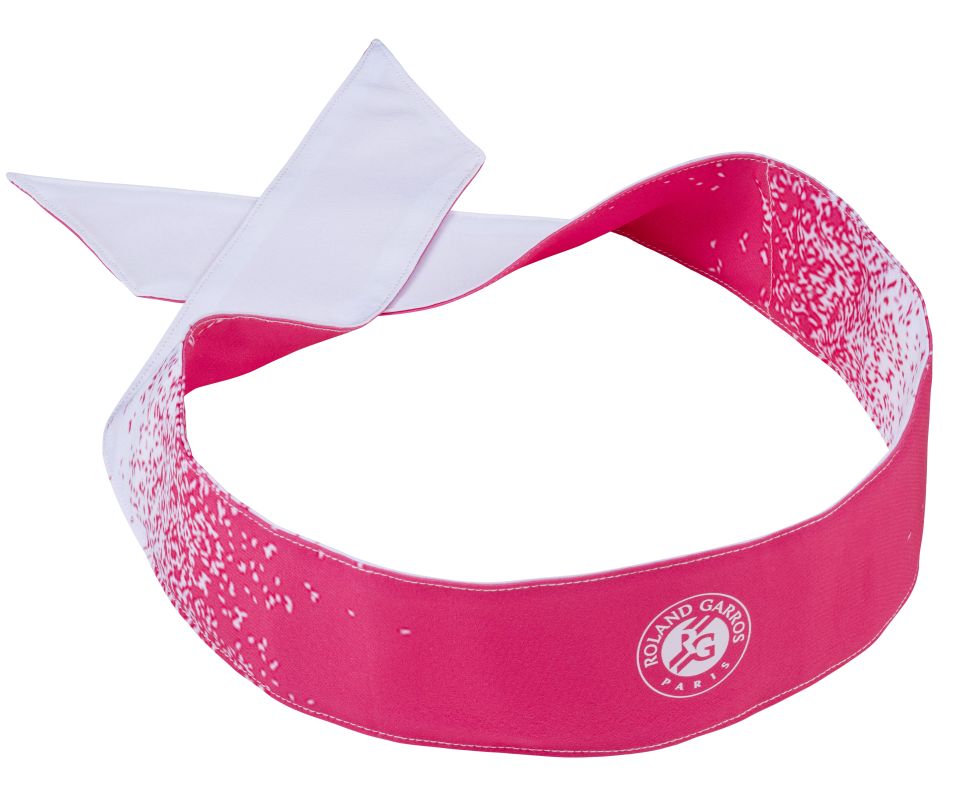 Roland Garros Bandana Performance - white/rose