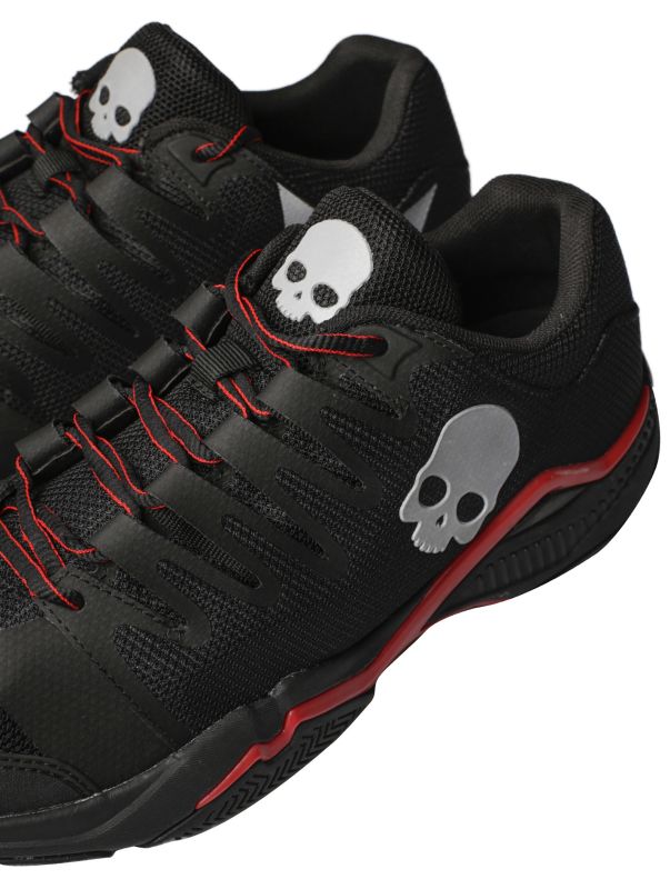 hydrogen-tennis-skull-shoes-black-red-4 Hydrogen Tennis Skull Shoes - black/red