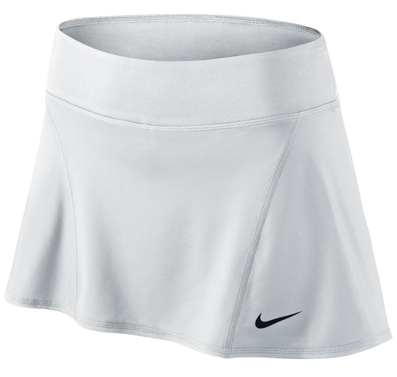  Nike Flouncy Knit Skirt - white/black