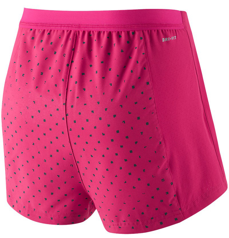  Nike Printed Woven Short - fuchsia force/matte silver