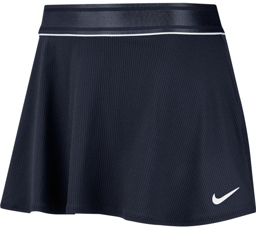 Nike Court Dry Flounce Skirt - obsidian/white/white