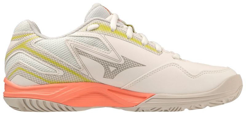 Mizuno Break Shot 4 AC - snow white/fusion coral/spring