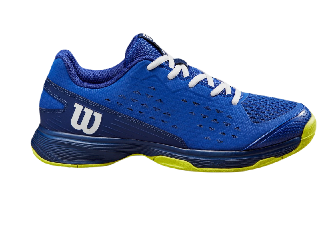 Wilson Rush Pro JR L - bluing/blue print/safety yellow