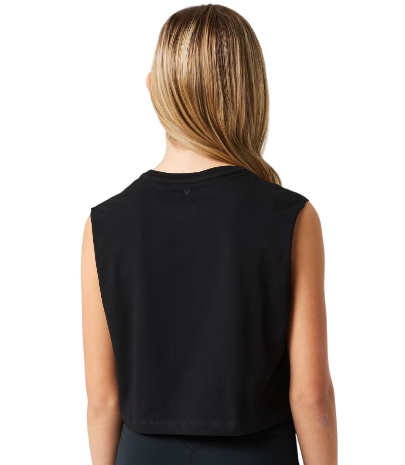 Björn Borg Cropped Tank - black beauty